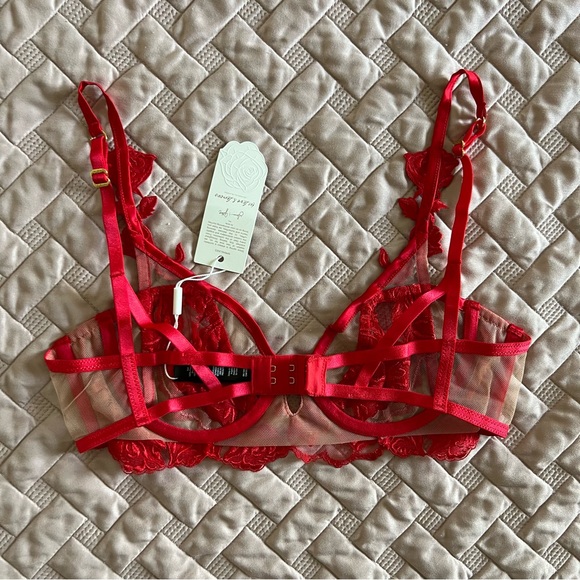 NWT Romantic Roses Underwire Bra - for love and lemons - S - Picture 8 of 14